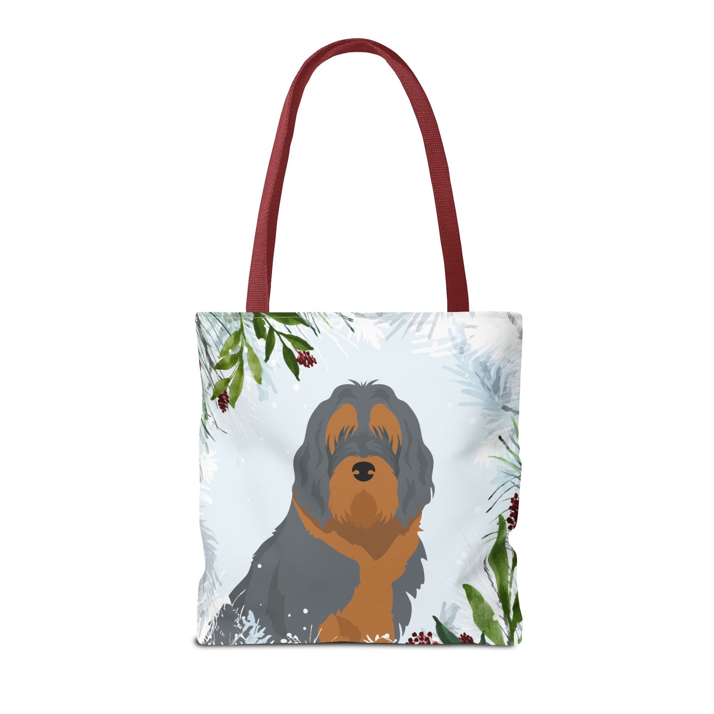 Otterhound Dog Christmas Holiday Tote Bag 16x16