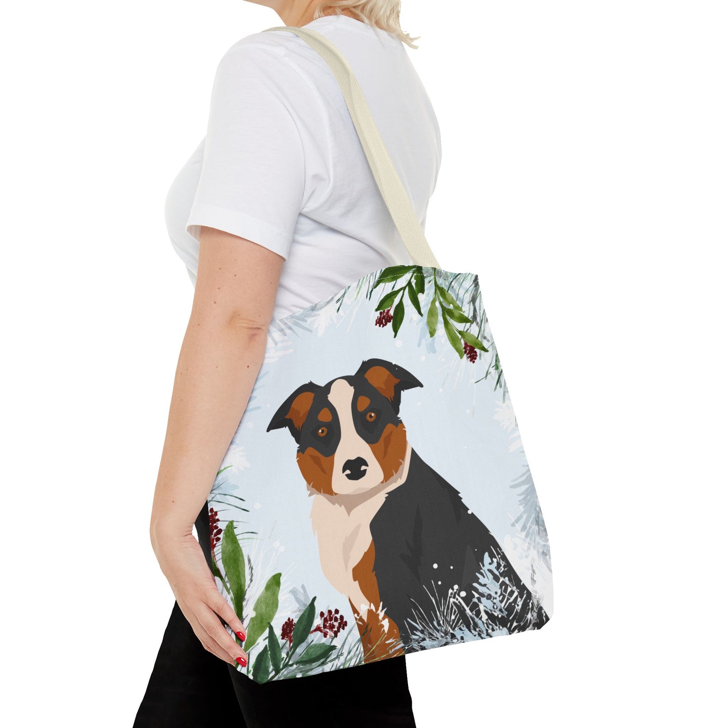 McNab Dog Christmas Holiday Tote Bag 16x16