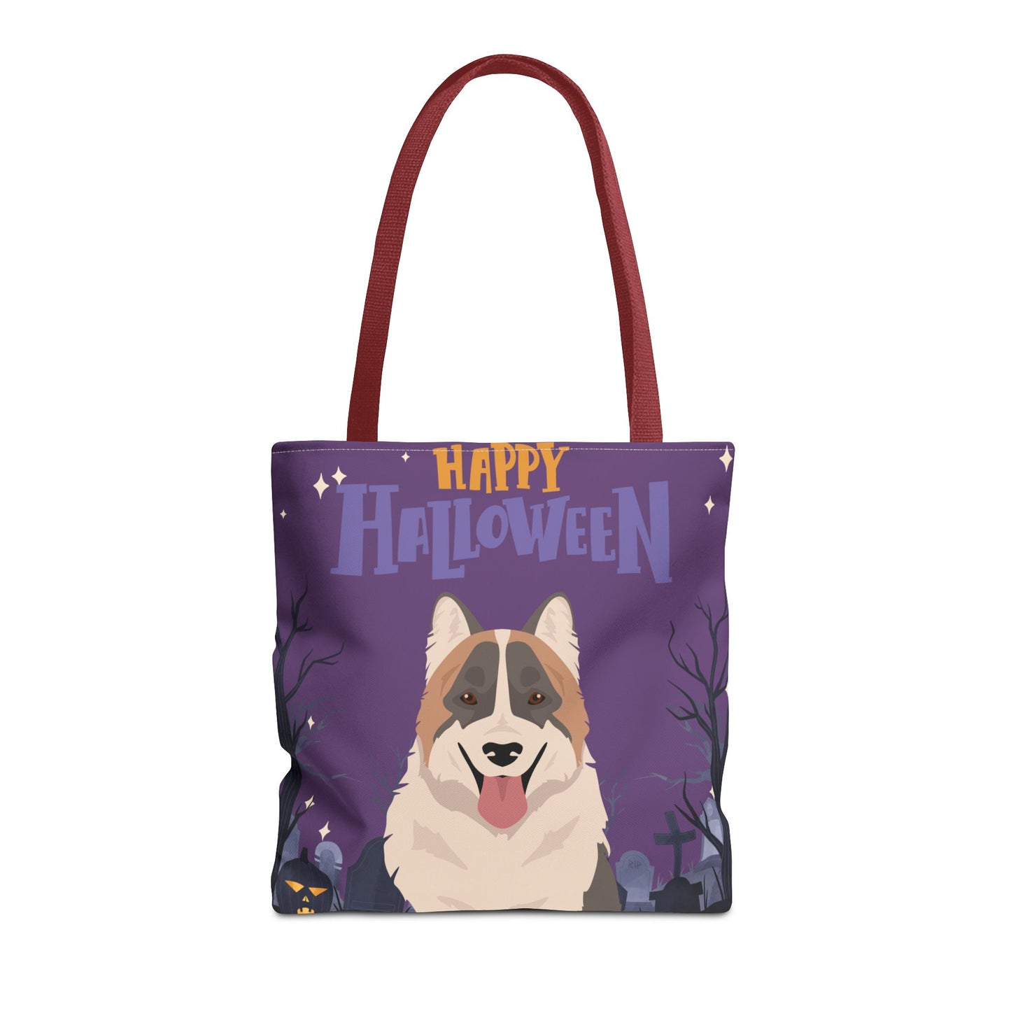 Thai Bangkaew Dog Dog Happy Halloween Tote Bag 16x16