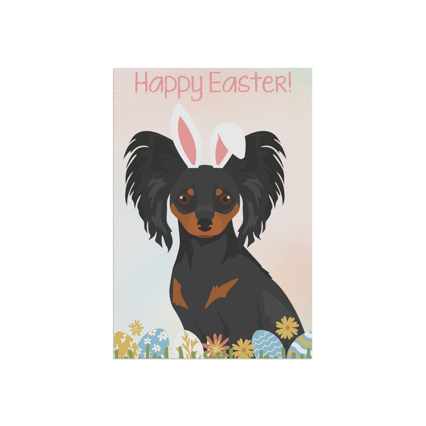 Russian Toy Happy Easter Garden Flag