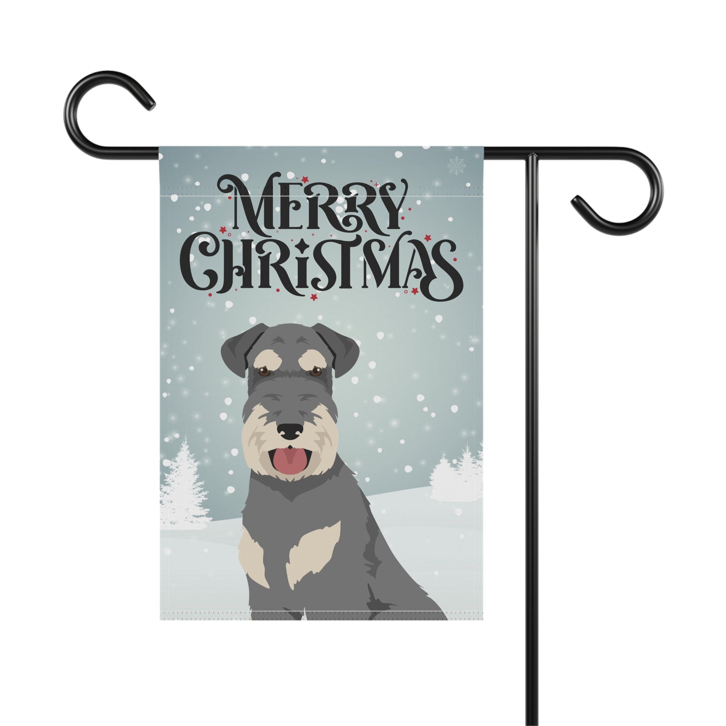 Schnauzer Dog Garden Flag