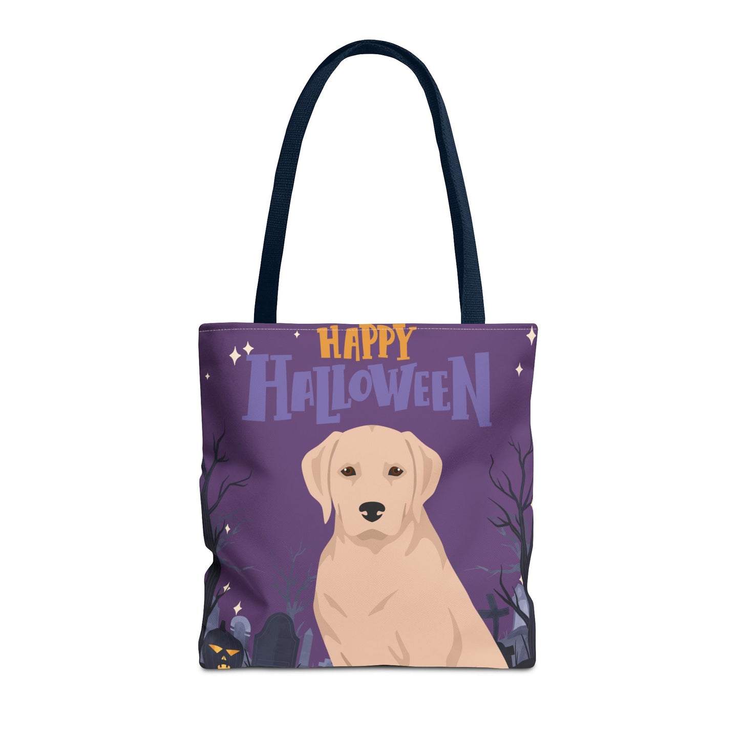 Labrador Retriever Dog Happy Halloween Tote Bag 16x16