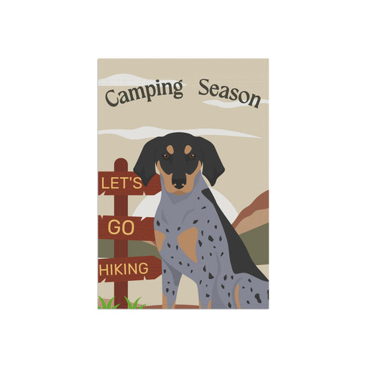 Copy of Bluetick Coonhound Dog Camping Garden Flag