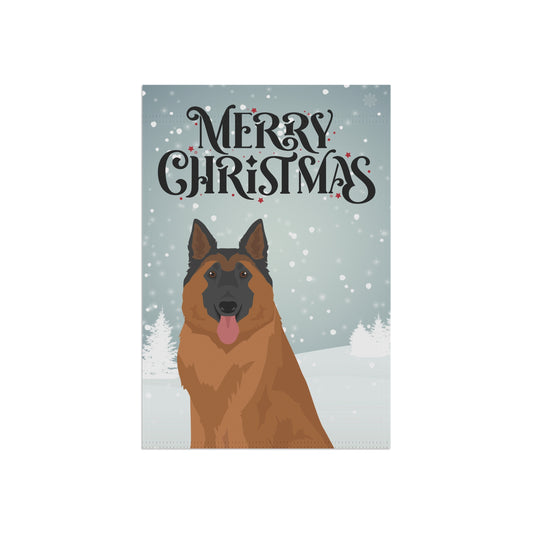Tervuren Dog Garden Flag