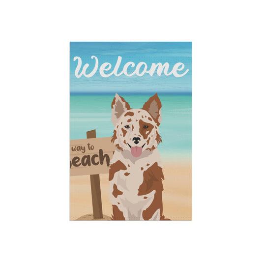Mudi Dog Garden Flag