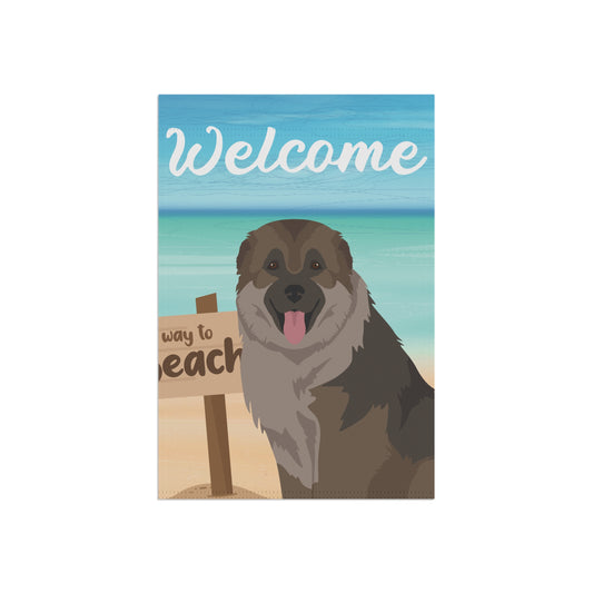 Caucasian Shepherd Dog Garden Flag