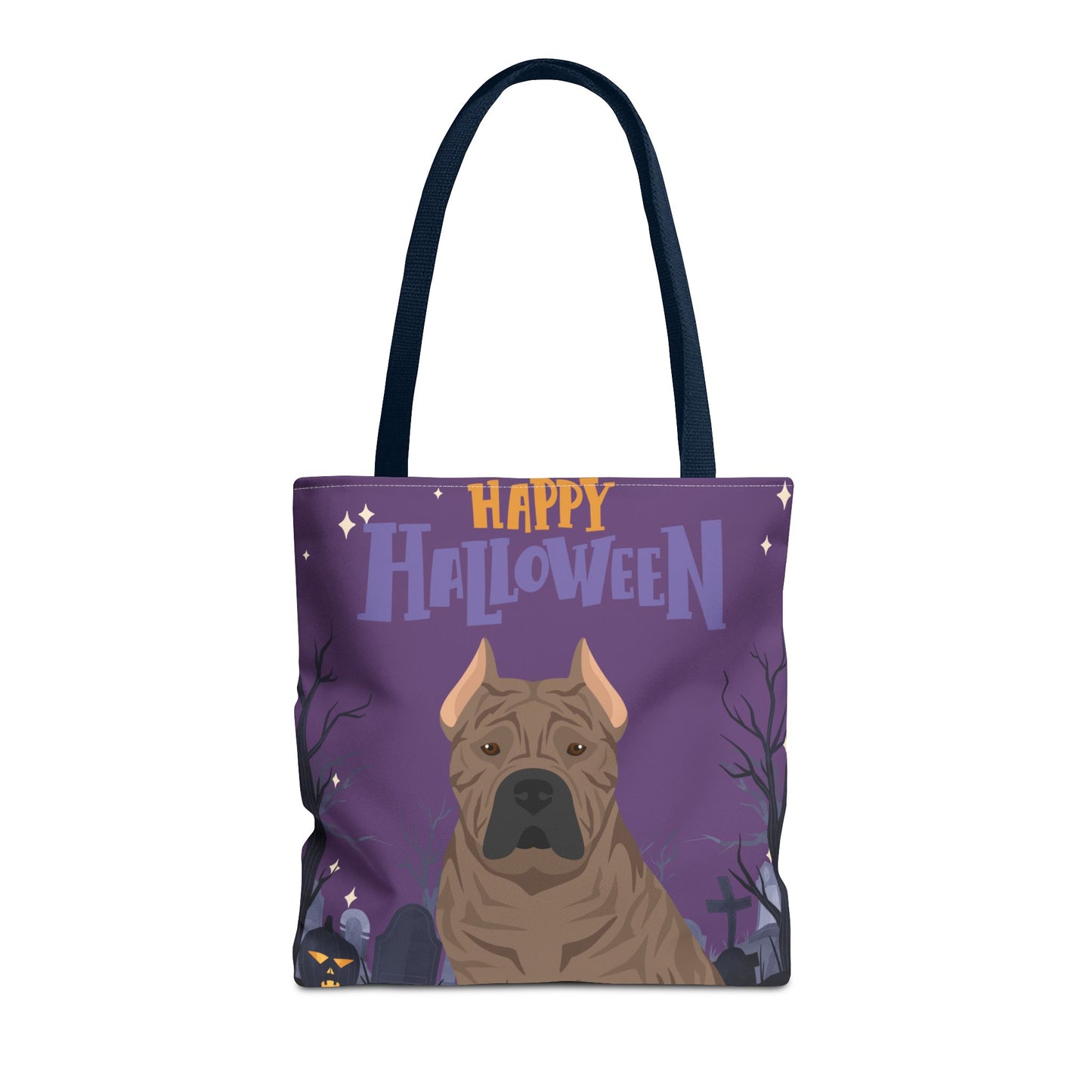 Presa Canario Dog Happy Halloween Tote Bag 16x16