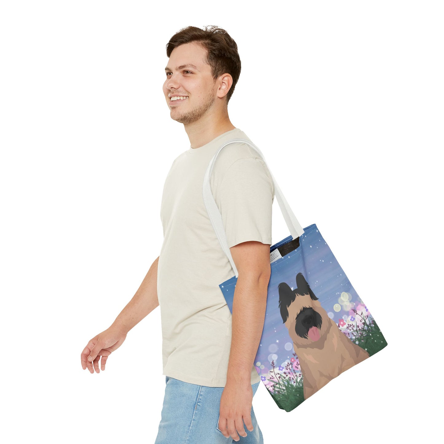 Briard Dog Tote Bag 16x16