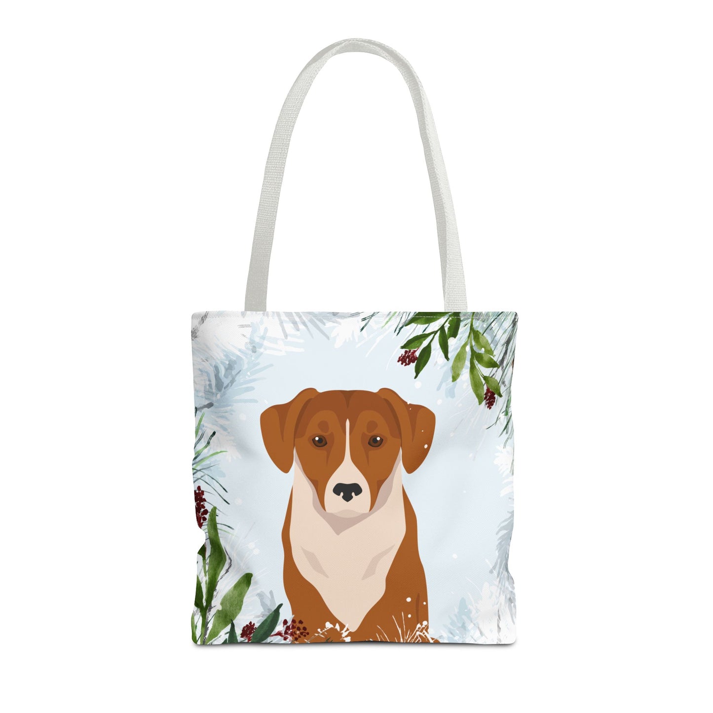 Austrian Pinscher Dog Christmas Holiday Tote Bag 16x16