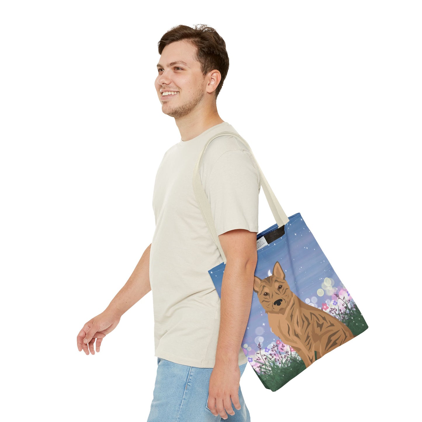 Korean Jindo Dog Tote Bag 16x16