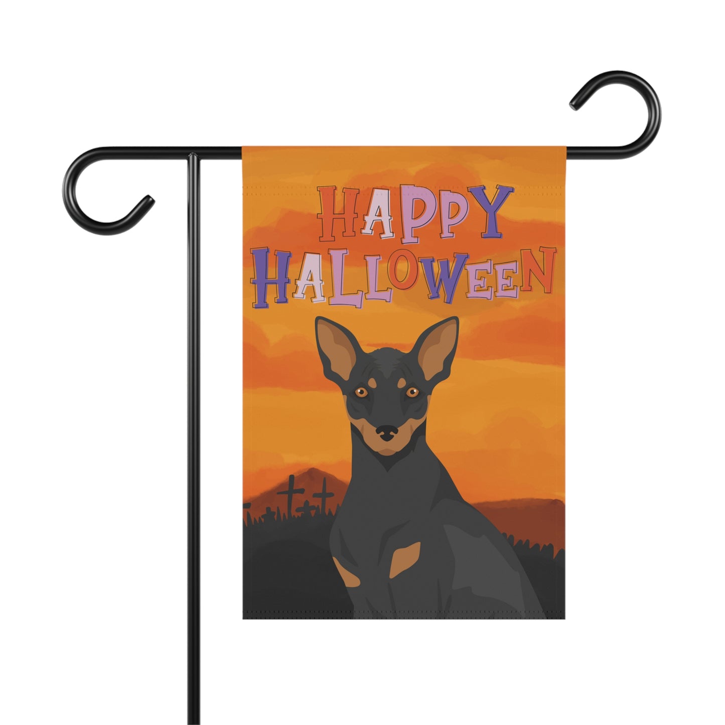 Xoloitzcuintli Dog Halloween Garden Flag