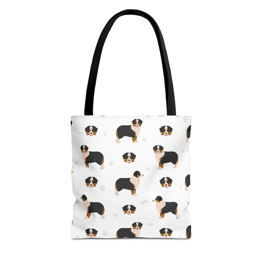 Miniature Australian Shepherd Dog Tote Bag, Aussie Dog Mom Gift