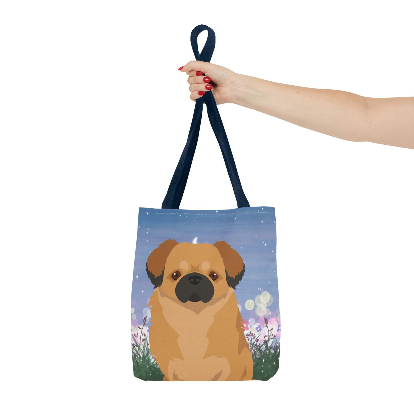 Tibetan Spaniel Dog Tote Bag 13x13