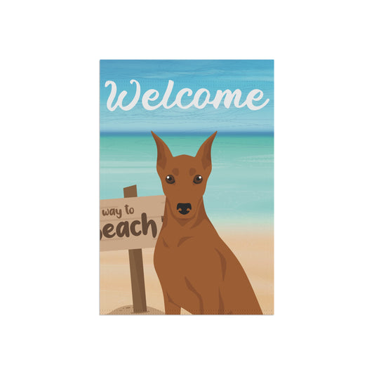 German Pinscher Dog Garden Flag