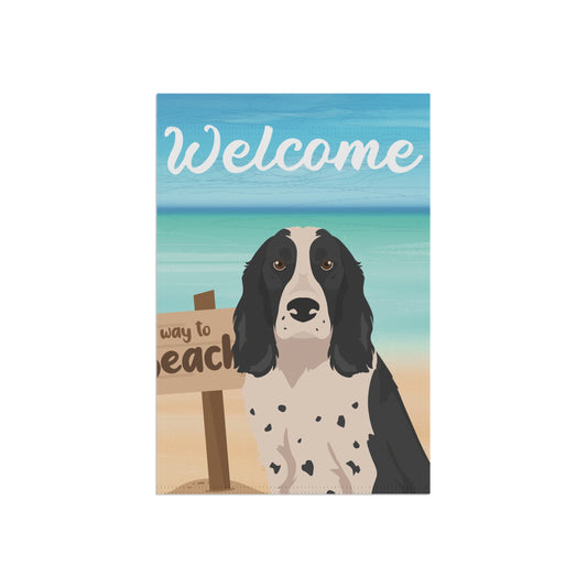 Russian Spaniel Dog Garden Flag