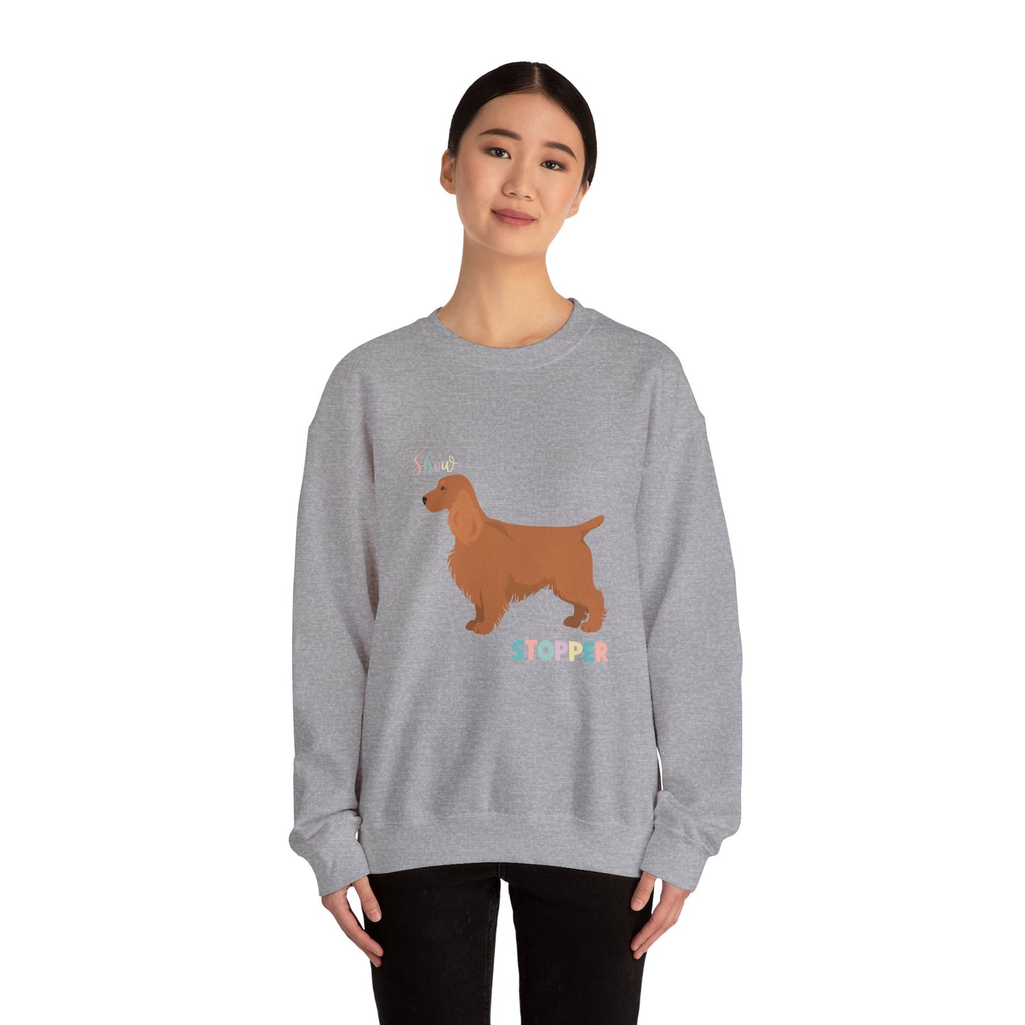 English Cocker Spaniel Dog Unisex Heavy Blend Crewneck Sweatshirt