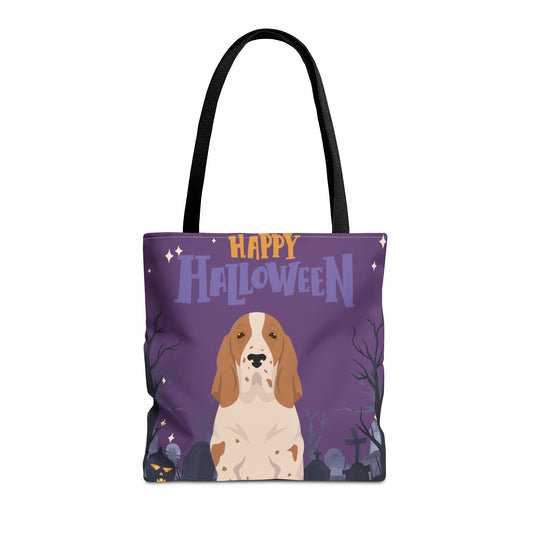 Bracco Italiano Dog Happy Halloween Tote Bag 16x16
