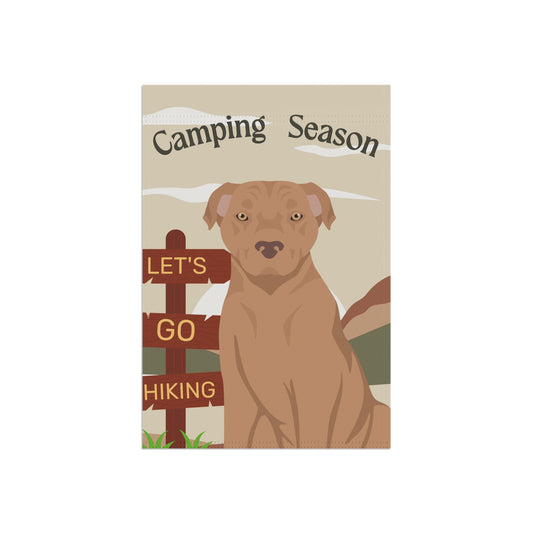 American Staffordshire Terrier Dog Camping Garden Flag