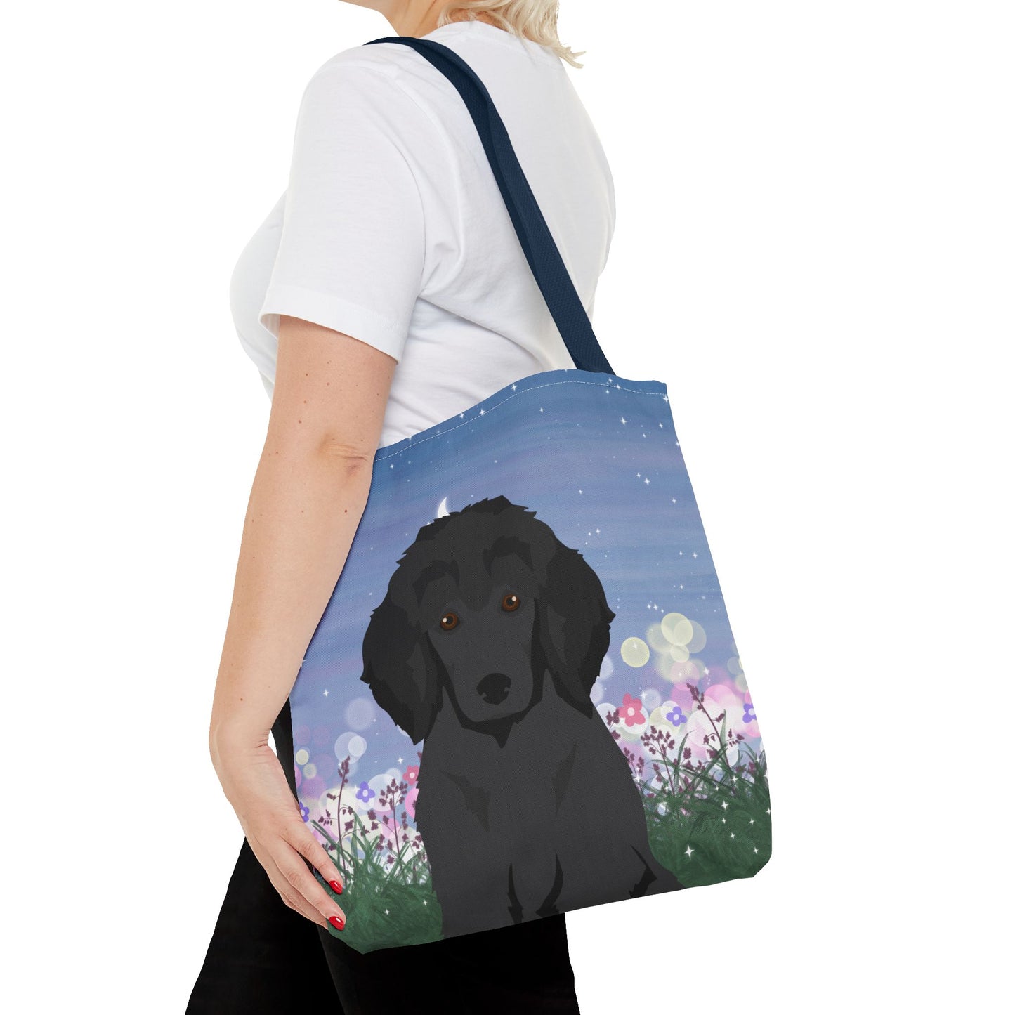 Poodle Dog Tote Bag 16x16