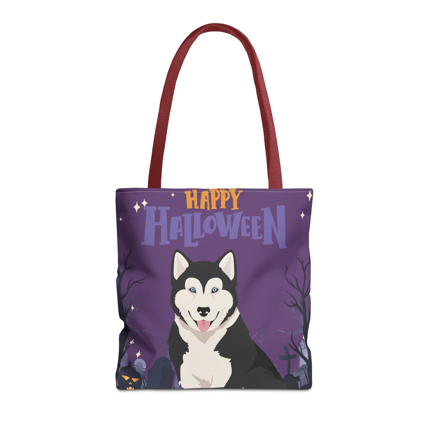 Canadian Inuit Dog Dog Happy Halloween Tote Bag 16x16