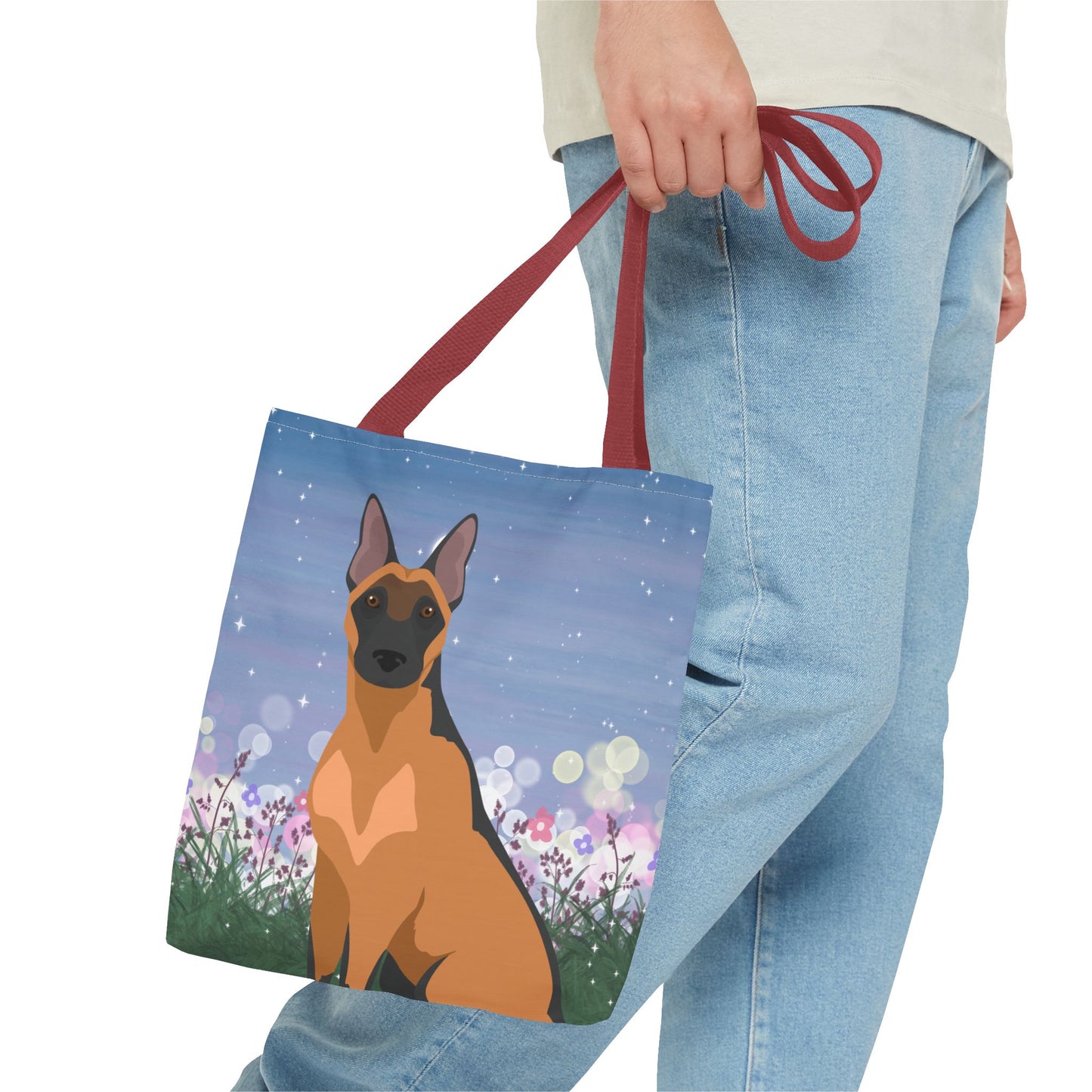 Belgian Malinois Dog Tote Bag 13x13