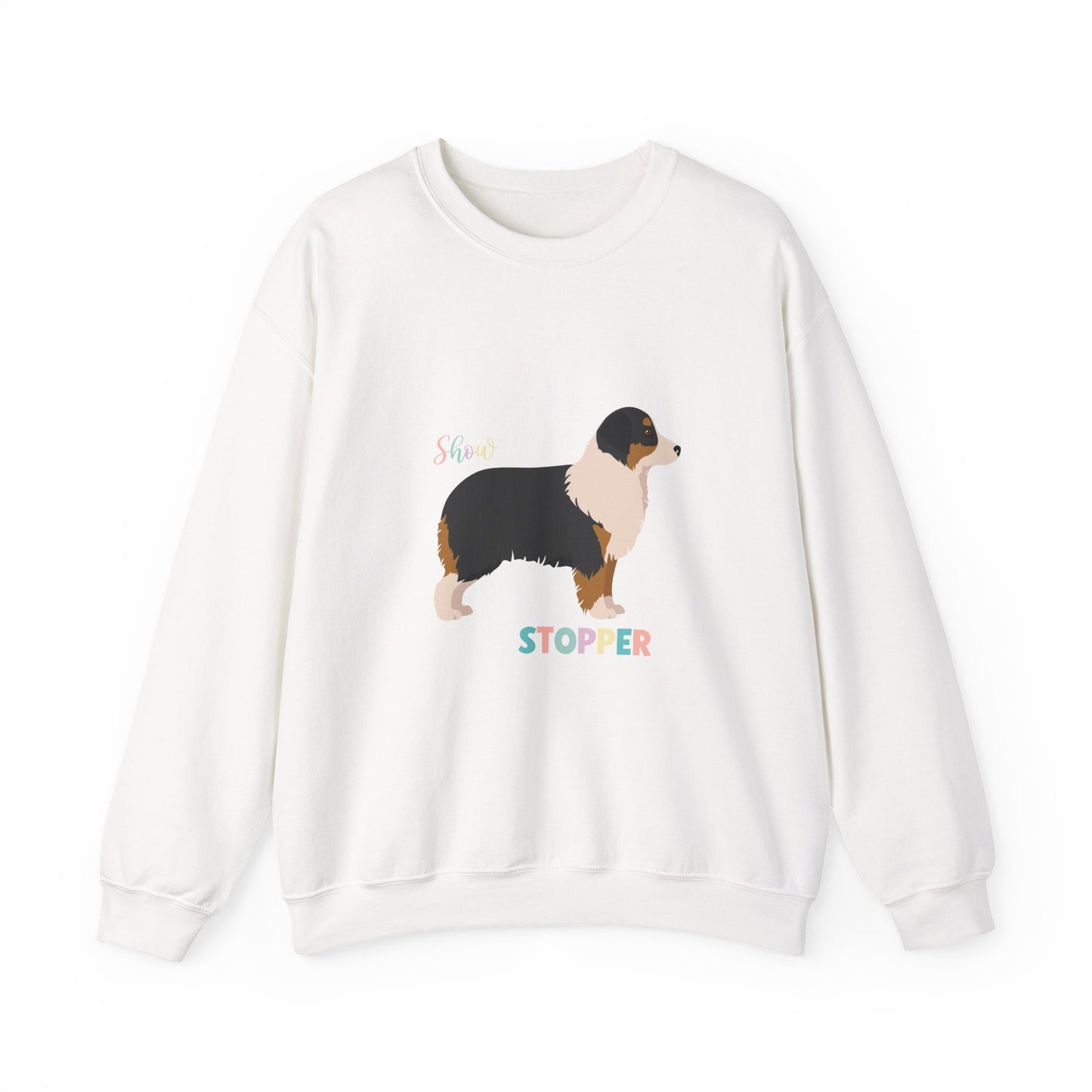 Miniature American Shepherd Dog Unisex Heavy Blend Crewneck Sweatshirt