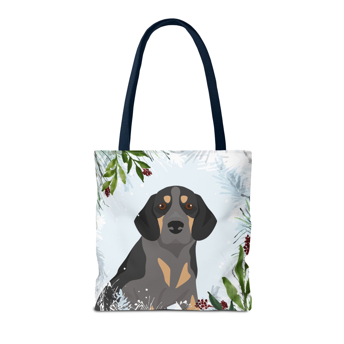 Beagle Dog Christmas Holiday Tote Bag 16x16