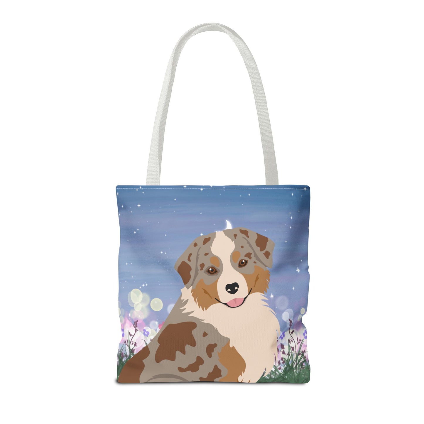 Miniature American Shepherd Dog Tote Bag 16x16