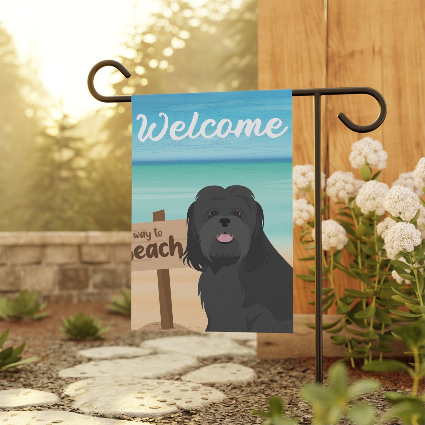 Lhasa Apso Dog Garden Flag
