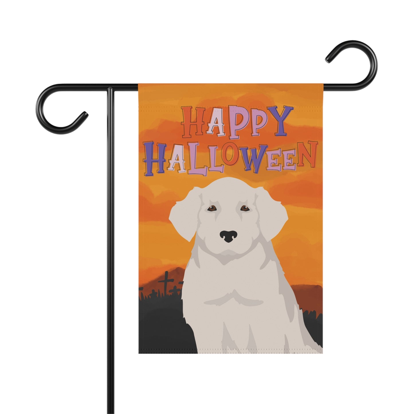 Kuvas Dog Halloween Garden Flag