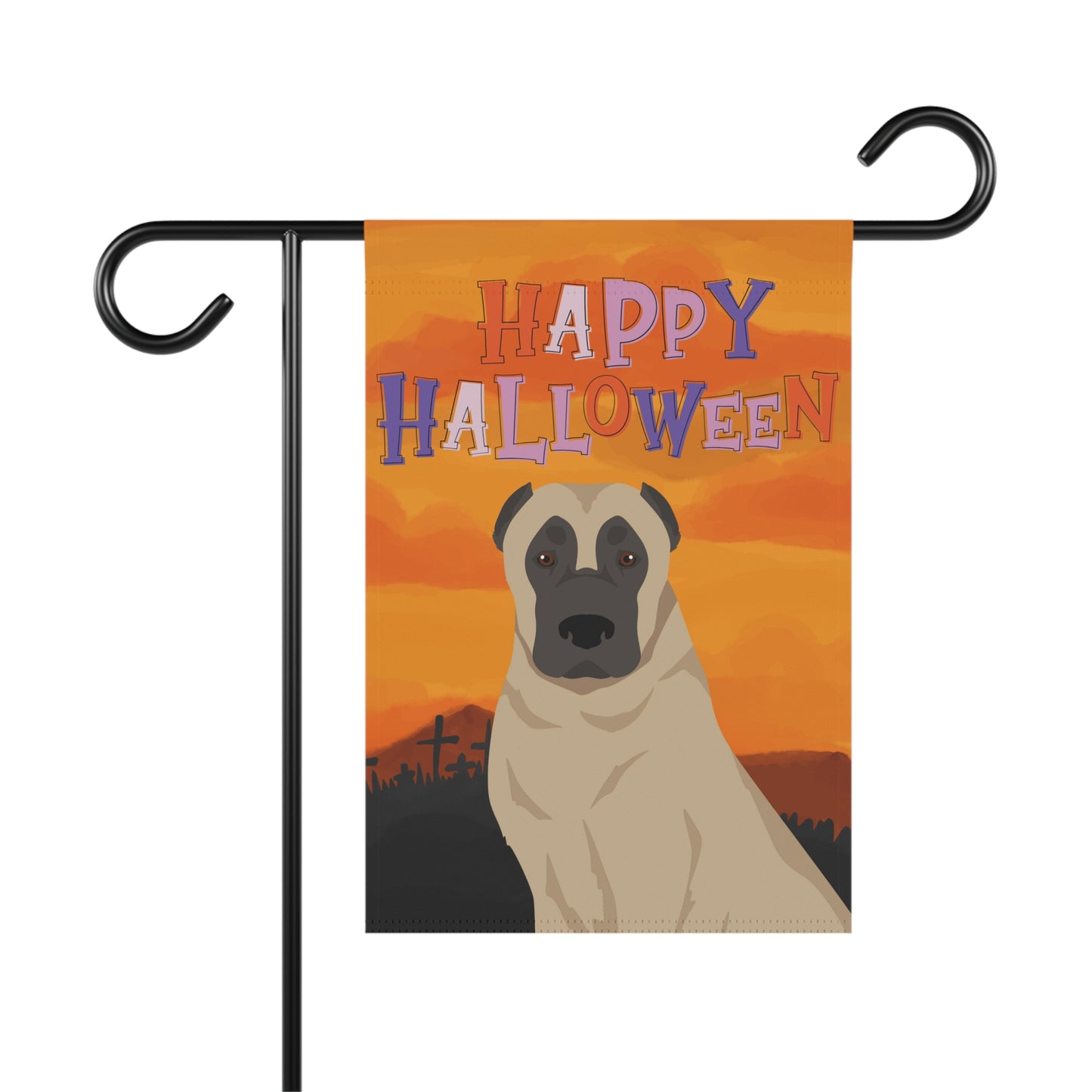 Kangal Dog Halloween Garden Flag