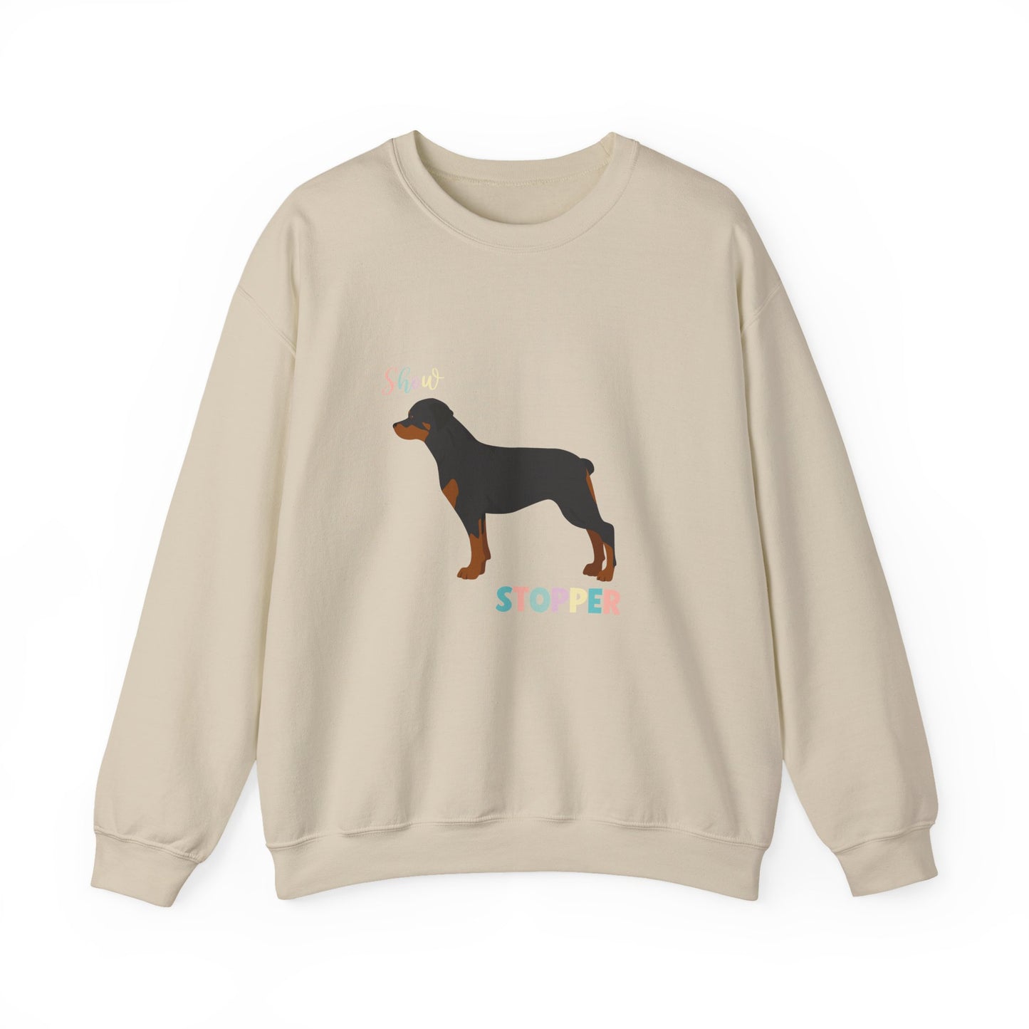 Rottweiler Dog Unisex Heavy Blend Crewneck Sweatshirt