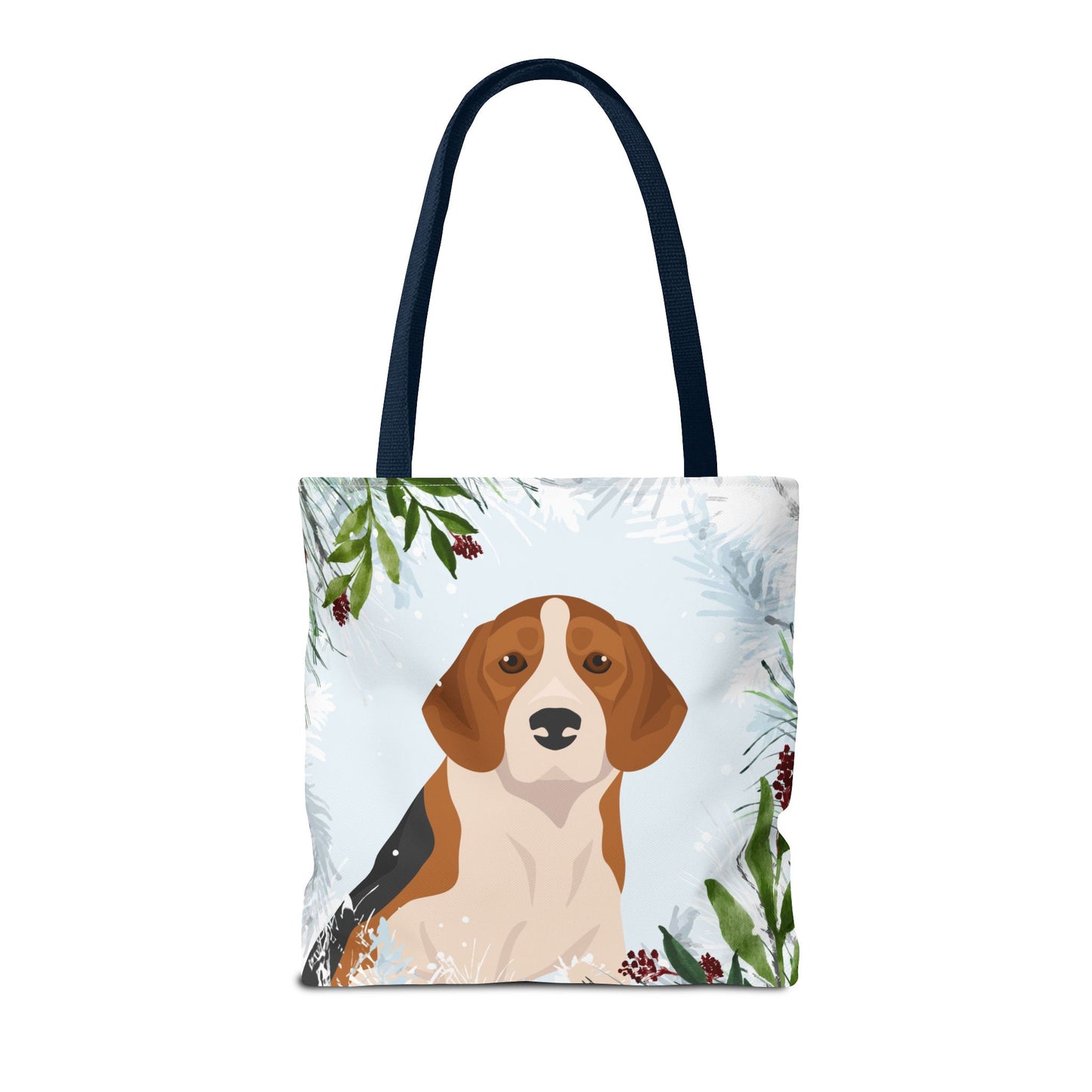 Beagle Dog Christmas Holiday Tote Bag 16x16