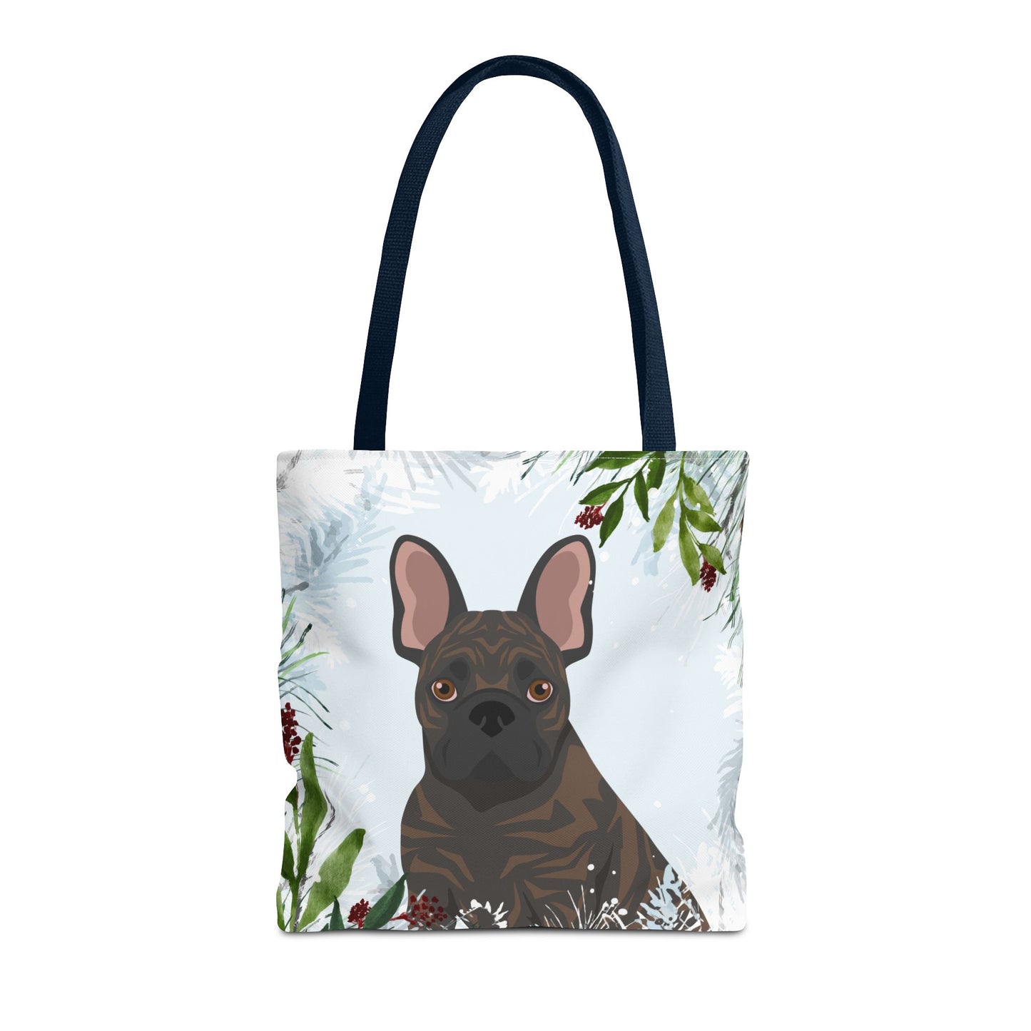French Bulldog Dog Christmas Holiday Tote Bag 16x16