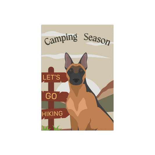 Belgian Malinois Dog Camping Garden Flag