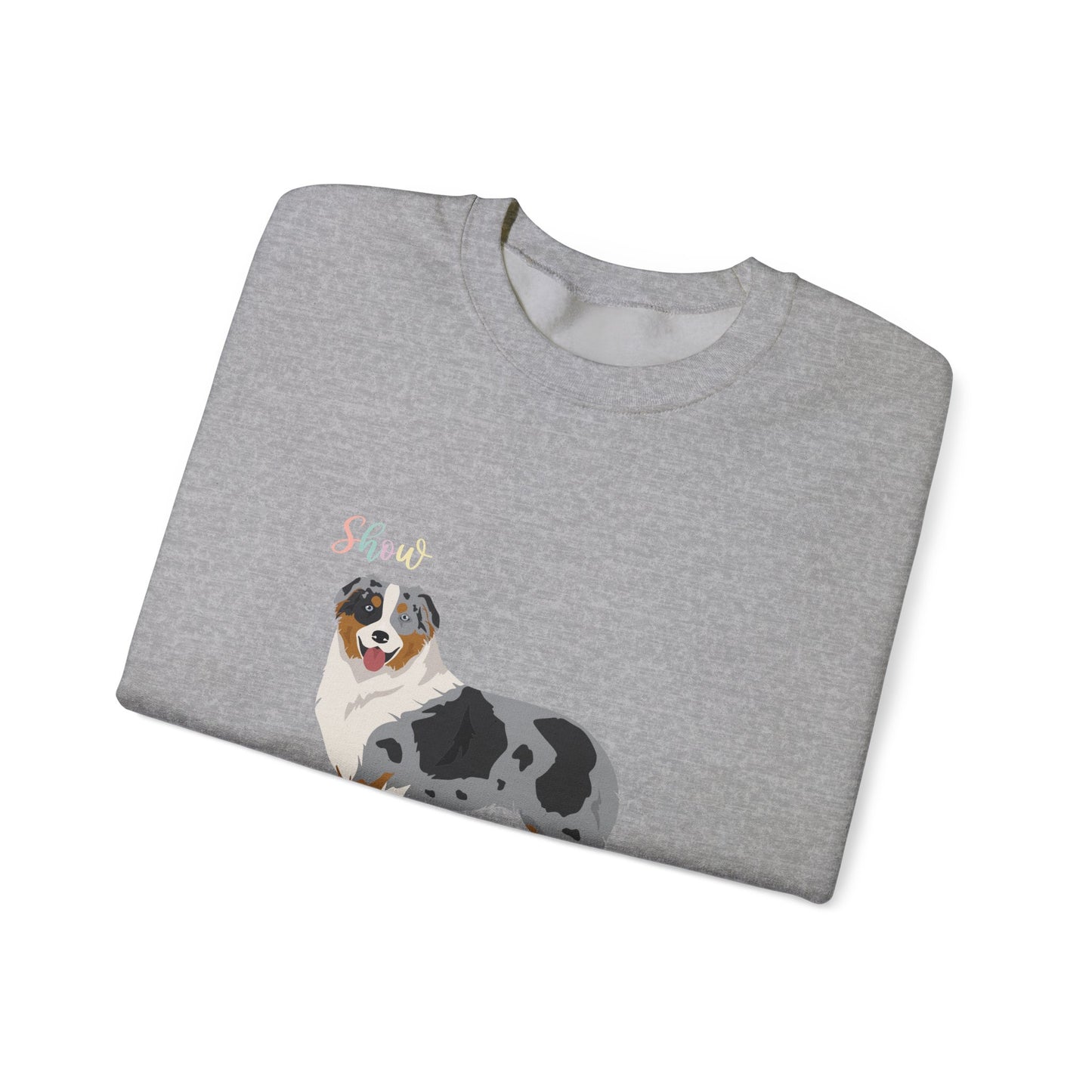 Australian Shepherd Dog Unisex Heavy Blend Crewneck Sweatshirt