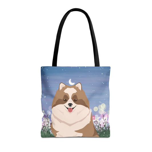 Pomeranian Dog Tote Bag 16x16