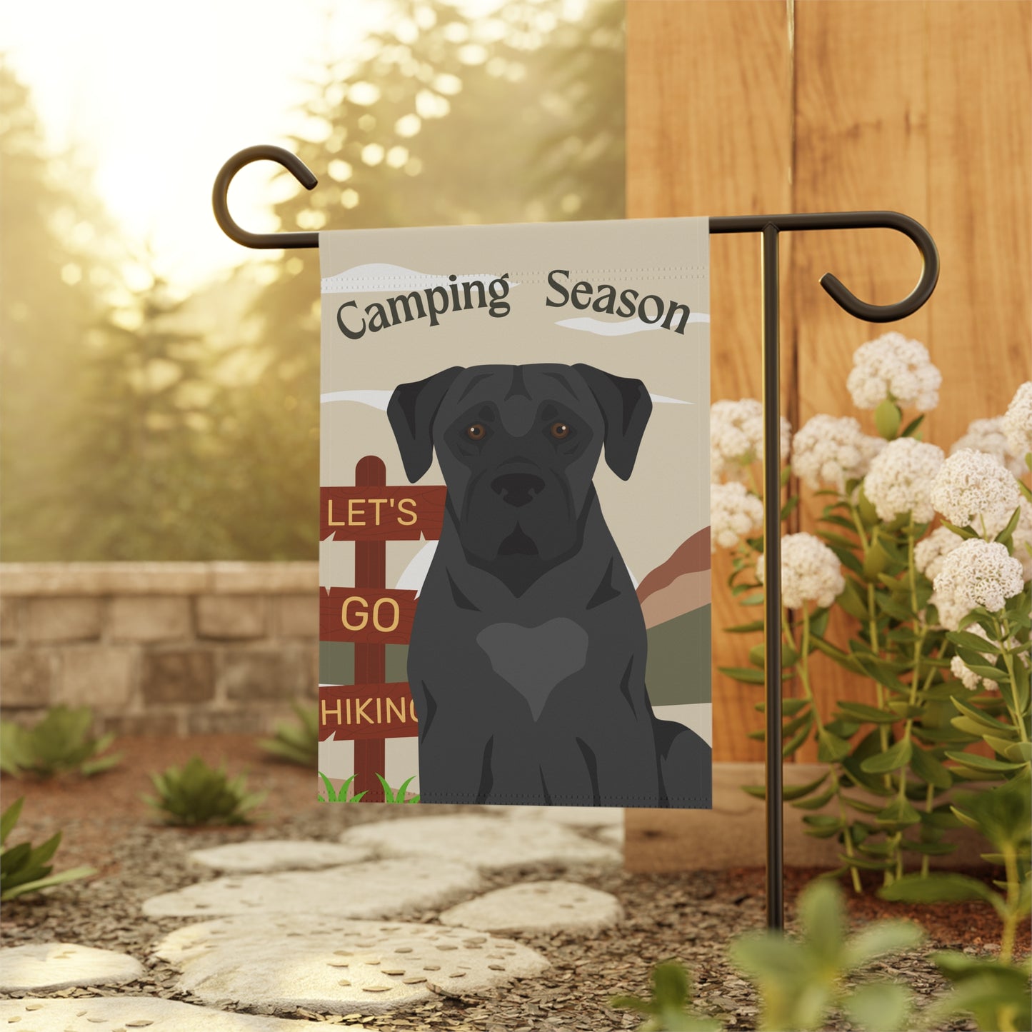 Boerboel Dog Camping Garden Flag
