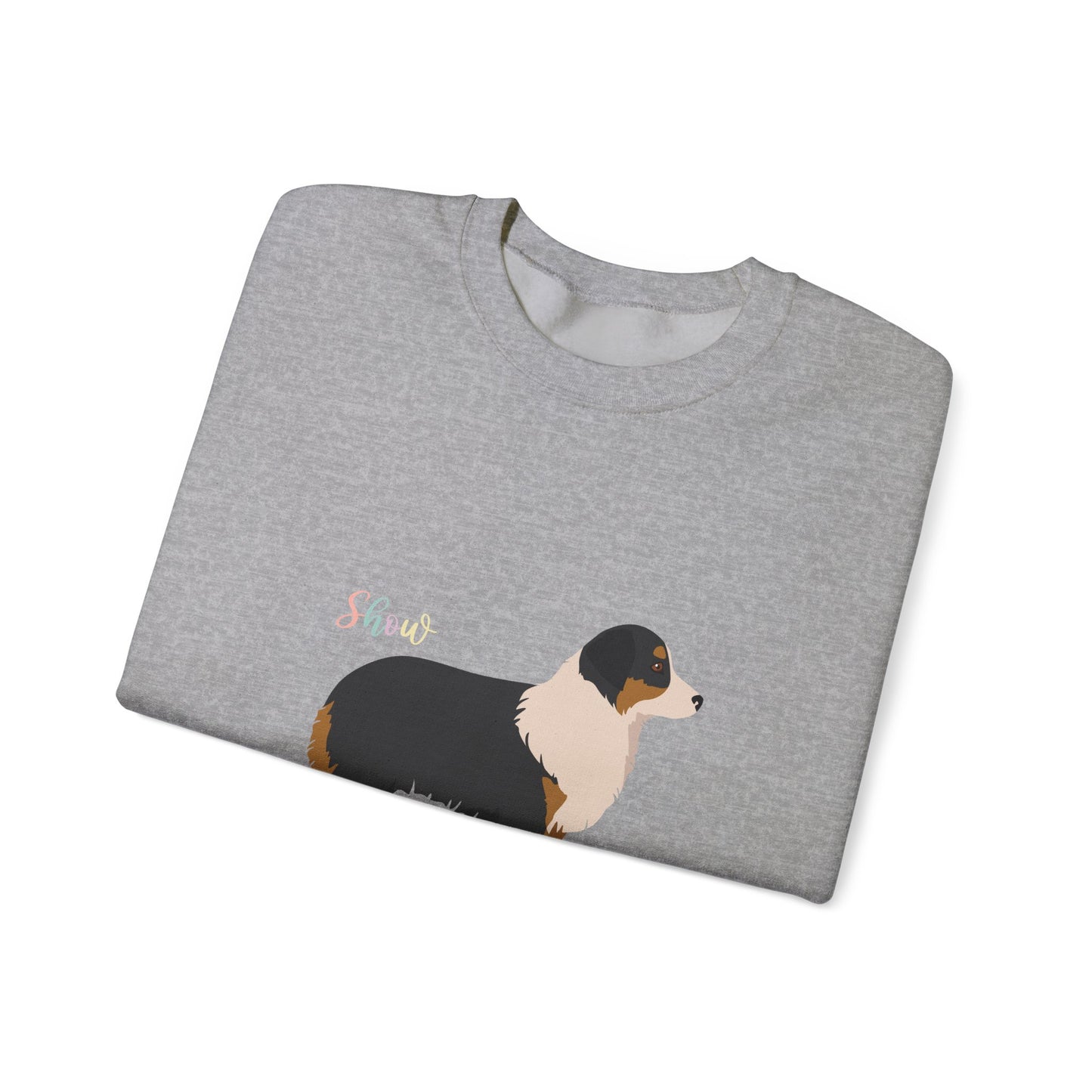 Miniature American Shepherd Dog Unisex Heavy Blend Crewneck Sweatshirt