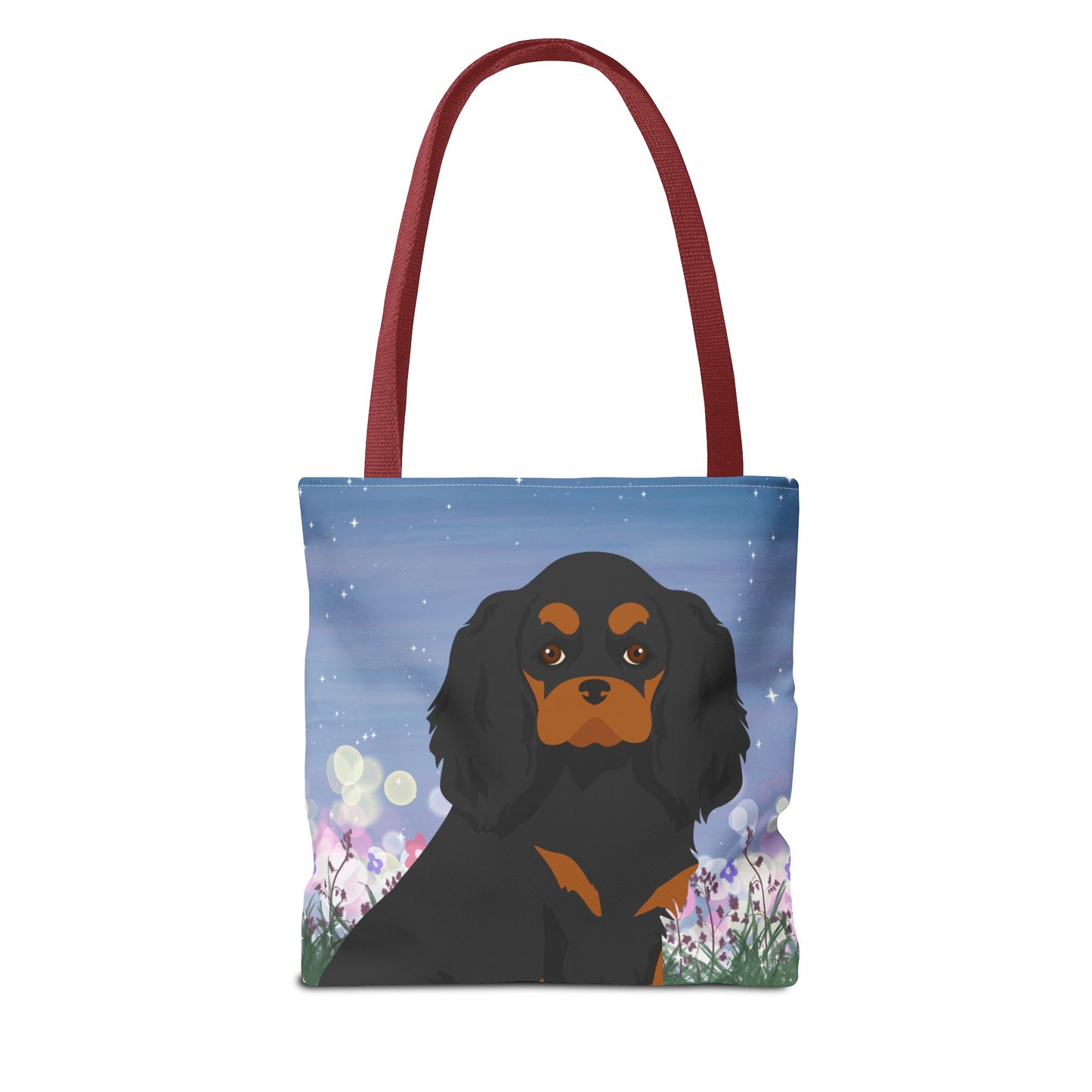 Cavalier King Charles Spaniel Dog Tote Bag 13x13