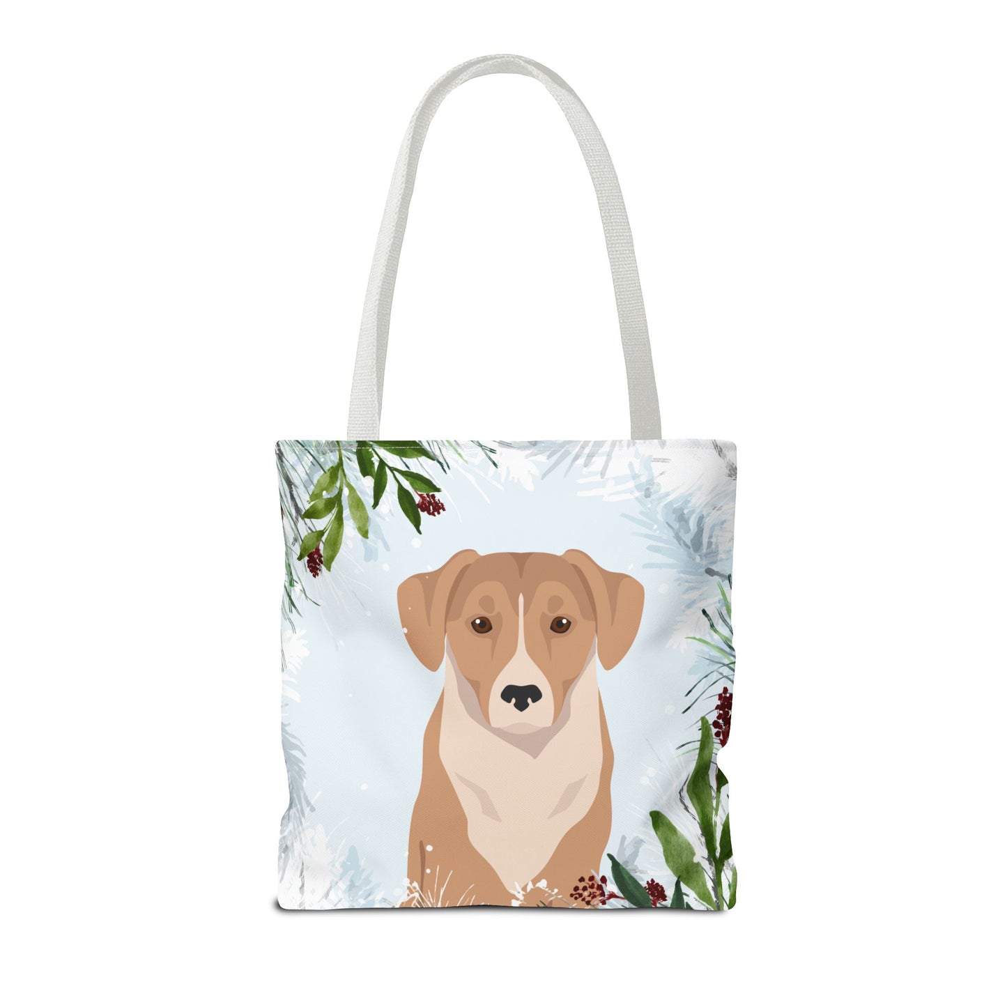 Austrian Pinscher Dog Christmas Holiday Tote Bag 16x16