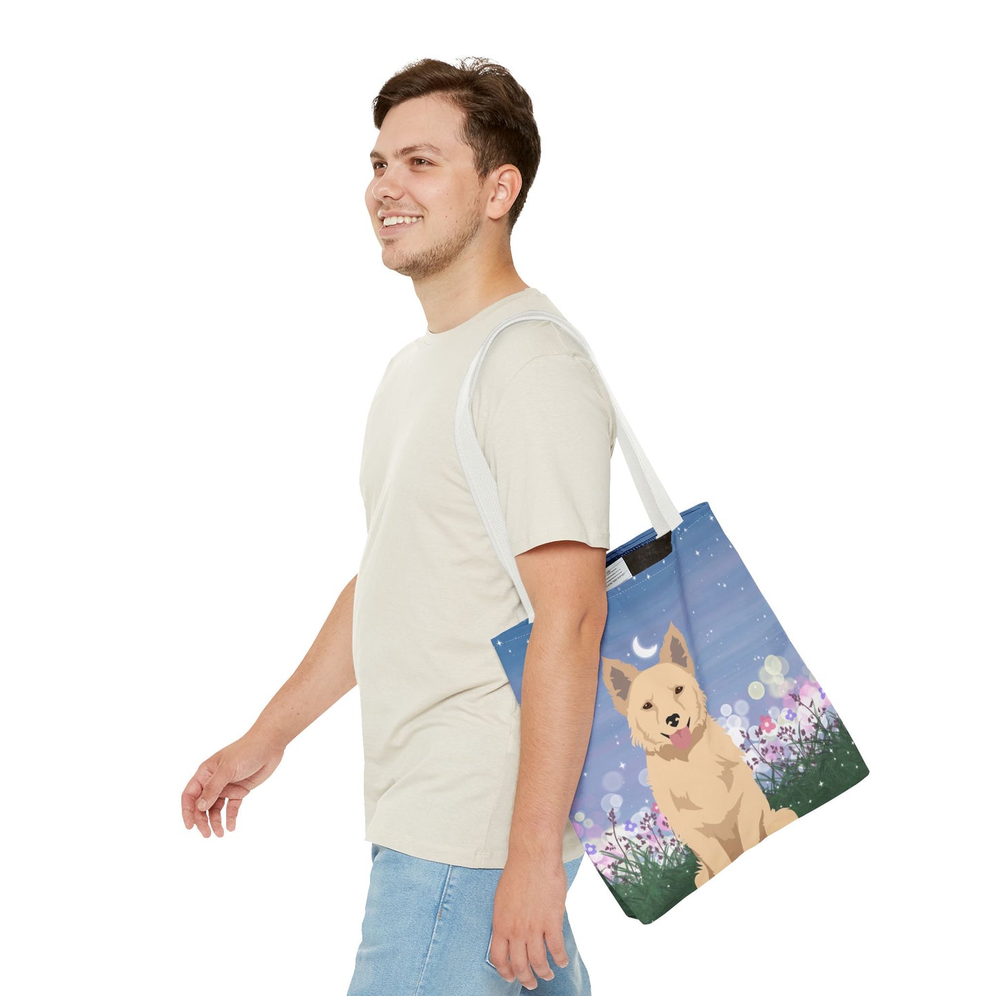 Mudi Dog Tote Bag 16x16