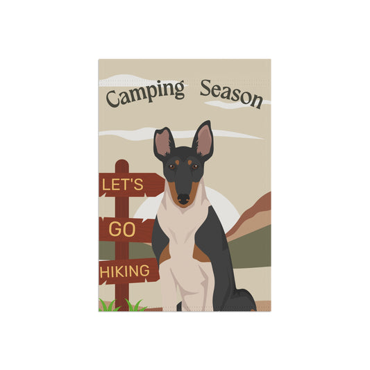 Smooth Collie Dog Camping Garden Flag