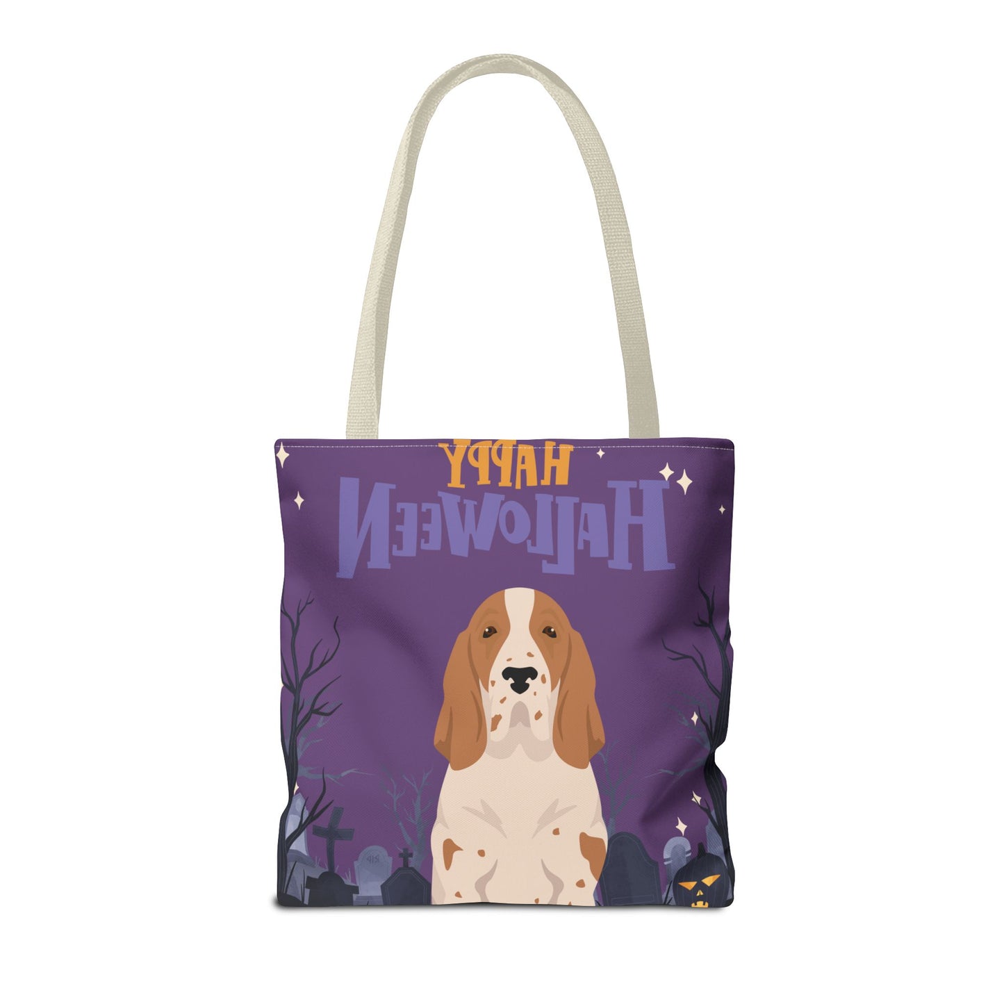Bracco Italiano Dog Happy Halloween Tote Bag 16x16