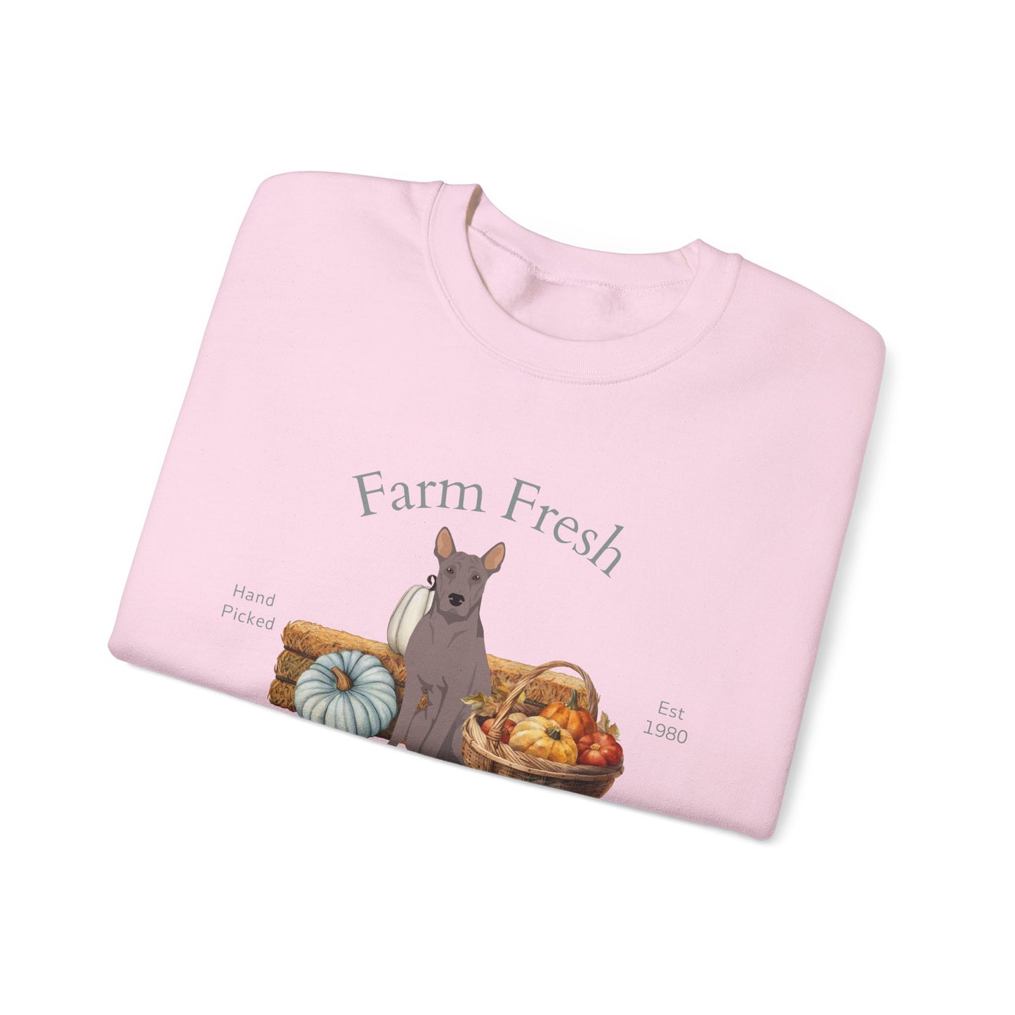 Thai Ridgeback Dog Fall Farm Fresh Unisex Heavy Blend Crewneck Sweatshirt