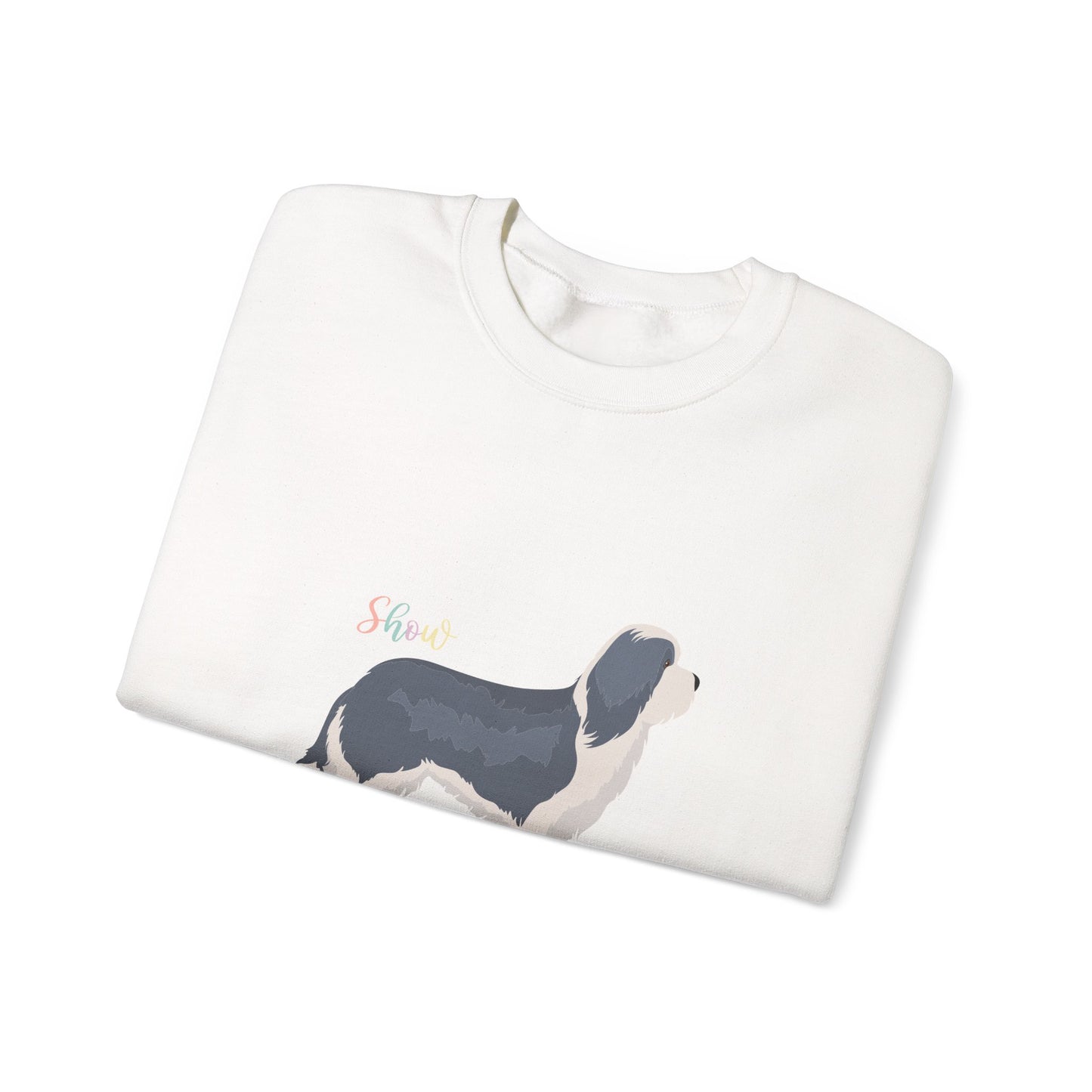 Bearded Collie Dog Unisex Heavy Blend Crewneck Sweatshirt