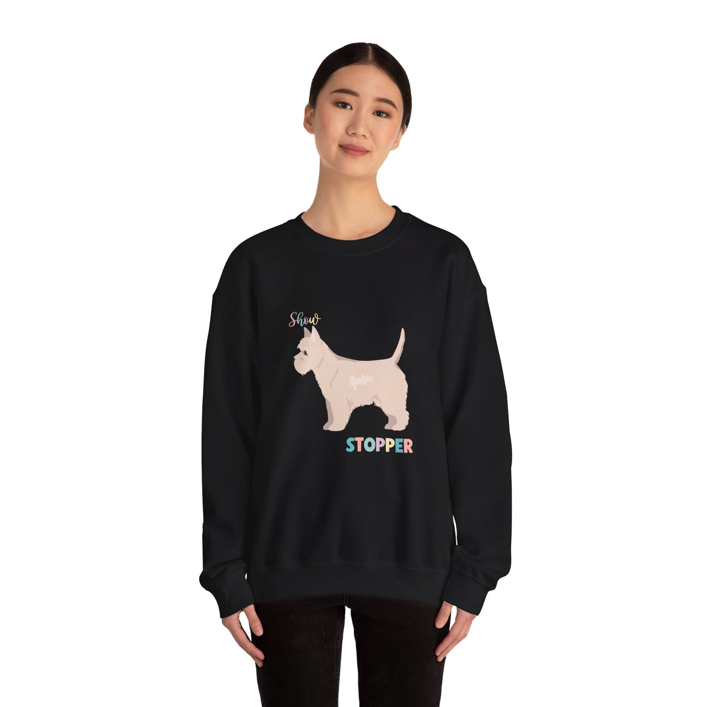West Highland White Terrier Dog Unisex Heavy Blend Crewneck Sweatshirt