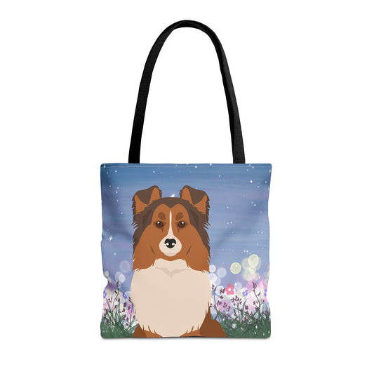 Shetland Sheepdog Dog Tote Bag 16x16