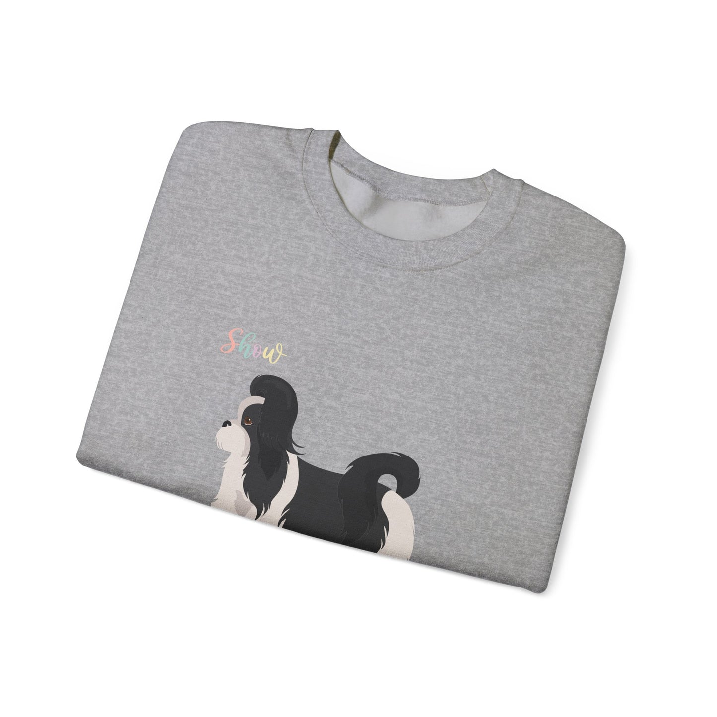 Shih Tzu Dog Unisex Heavy Blend Crewneck Sweatshirt