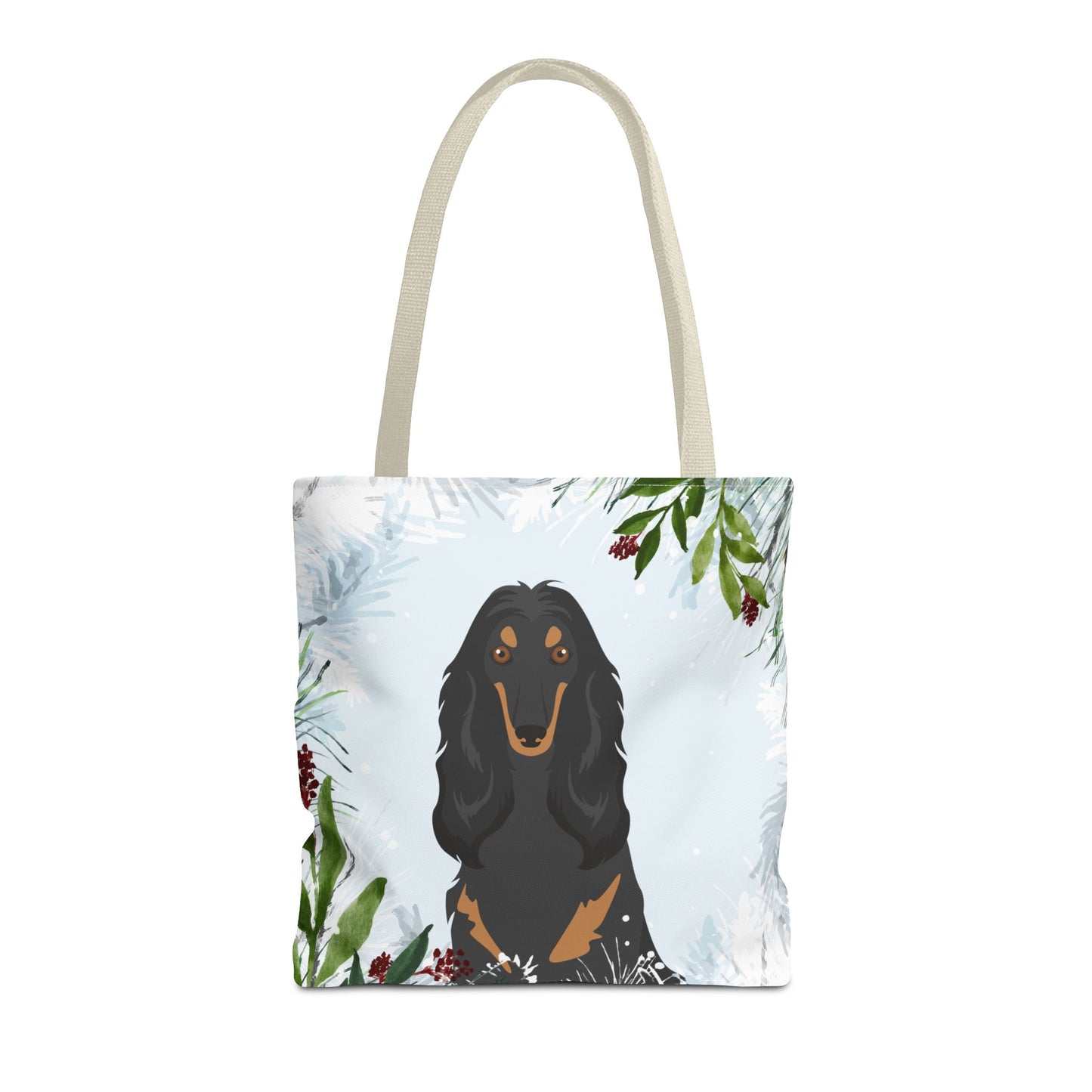 Afghan Hound Dog Christmas Holiday Tote Bag 16x16